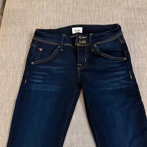 Hudson jeans. Dark wash, size 25. Almost new.